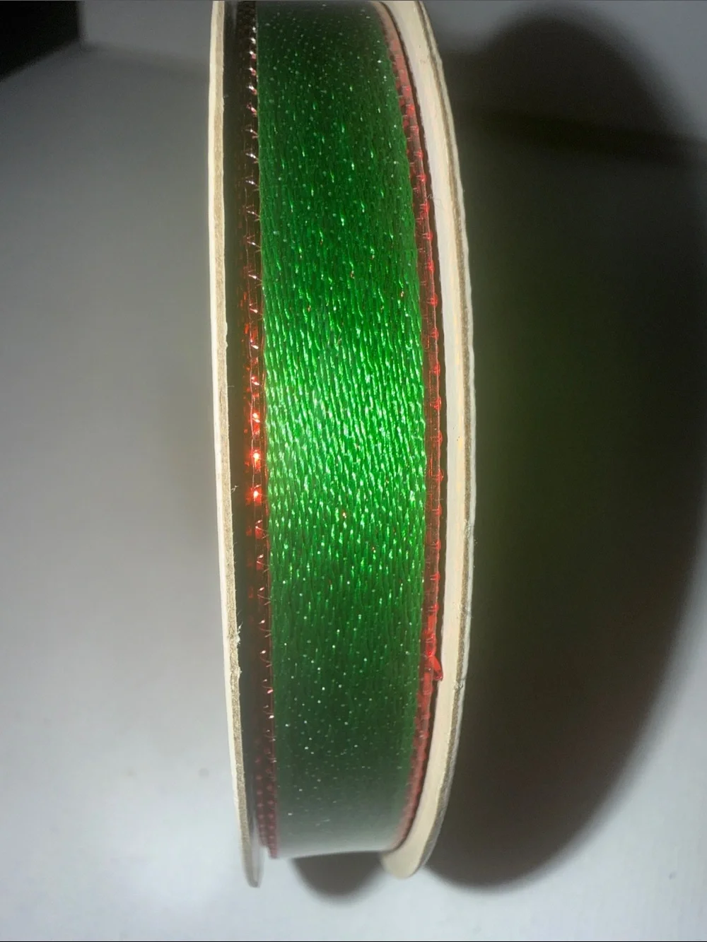 Celebrate It Satin Ribbon Spool in Shiny Green
